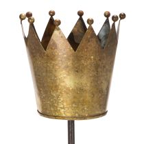 Artikel Deko-Krone Metallstab 73cm Vintage-Gold für Innenbereich
