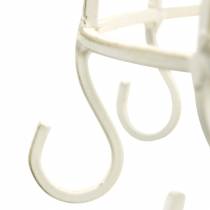 Artikel Deko-Krone mit Haken zum Hängen Weiß Ø29cm