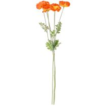 Artikel Künstliche Mohnblumen Orange, 78 cm, 3 Stück