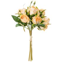Artikel Kunstrosenstrauss 3 Stiele 31 cm Rosa Dekoration