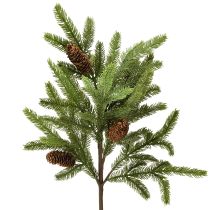 Artikel Künstlicher Tannenzweig mit echten Zapfen Weihnachtszweig 78cm