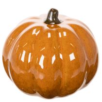 Artikel Keramikkürbis mit LED Beleuchtung 10cm Orange für Halloween