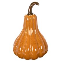 Artikel Kürbis aus Keramik, 26 cm, orange, herbstliche Innendekoration