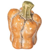Artikel Kleine Keramik-Kürbisse 3er-Set, 5 cm, Orange, für Herbstdekoration