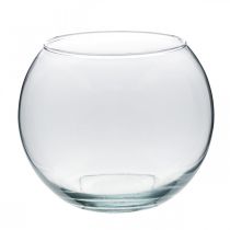 Artikel Kugelvase Glas Vase klar Runde Tischvase Blumenvase Ø18cm H14cm