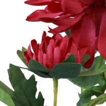 Artikel Kunstblumen Deko Dahlien Künstliche Blüten Bordeaux 61cm