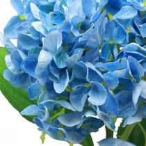 Artikel Künstliche Hortensie Deko-Blume Blau 69cm