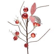 Artikel Kunstzweig mit Äpfeln für Herbst und Weihnachtsdekoration