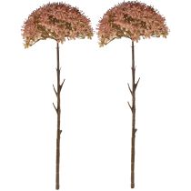 Artikel Künstlicher Blütenzweig Braun Rot 45 cm 2 Stück