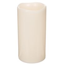 Artikel LED Kerze gross 25 cm Kunststoff Warmweiss mit Timer Aussenbereich