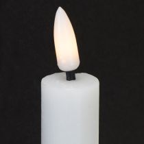 Artikel LED Stabkerzen aus Wachs 24,5 cm Warmweiss für Innenbereich