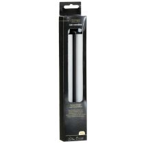 Artikel LED Stabkerzen aus Wachs 24,5 cm Warmweiss für Innenbereich