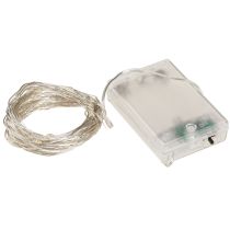 Artikel LED Lichterkette 100 Micro LED Warmweiß Timer 4St