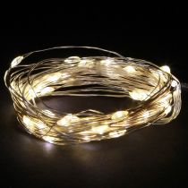 Artikel LED Lichterkette 40 Micro-LED Warmweiß Timer Für Batterie 6St