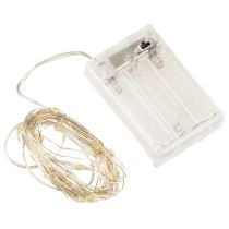 Artikel LED-Lichterkette 50er für Batterie, 5m, warm-weiss, innen