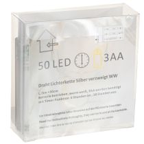 Artikel LED-Lichterkette 50er für Batterie, 5m, warm-weiss, innen