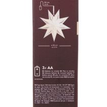 Artikel Weihnachtsstern LED aus Papier 38 cm Warmweiss für Innen