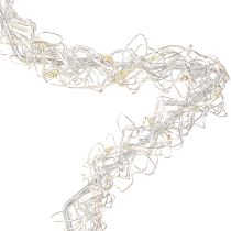 Artikel LED-Stern zum Hängen Silber Metall 70 LED Warmweiß Ø25cm