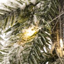 Artikel Künstlicher Tannenbaum mit LED 50 cm beschneit im Jutesack für Innen