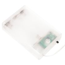 Artikel Künstlicher Tannenbaum mit LED 50 cm beschneit im Jutesack für Innen