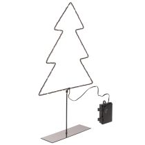 Artikel LED-Weihnachtsbaum aus Metall 47 cm batteriebeleuchtet für Innen