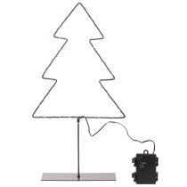 Artikel LED-Weihnachtsbaum aus Metall 47 cm batteriebeleuchtet für Innen