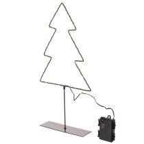 Artikel LED-Weihnachtsbaum aus Metall 47 cm batteriebeleuchtet für Innen