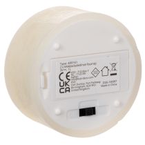 Artikel LED-Teelichter aus Echtwachs mit Flackereffekt und Timer, warmweiss, 7 cm, 2er-Set