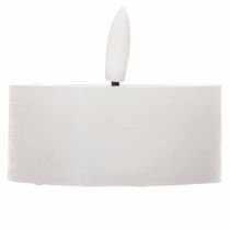 Artikel LED-Teelichter aus Echtwachs, 7 cm Durchmesser, Weiss, warmweiss, mit 6-Stunden-Timer, 2er-Set