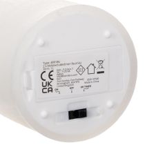 Artikel LED-Stumpenkerze flackernd Timer Ø7cm Höhe 16cm Echtwachs Weiss