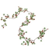 Artikel Künstliche Lärchengirlande mit Zapfen und Nadelzweigen 120 cm