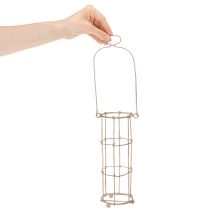 Artikel Laternen-Set Metall und Glas Ø8,5cm H23/18,5/14,5cm 3-teilig Braun/Grau