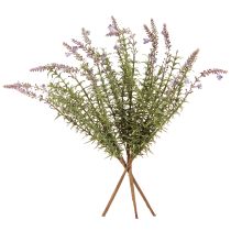 Artikel Künstlicher Lavendelstrauss am Stiel mit 7 Zweigen 40 cm 3er Set