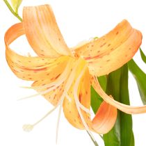 Artikel Künstliche Lilien aus Polyester 77 cm Orange 4er-Set