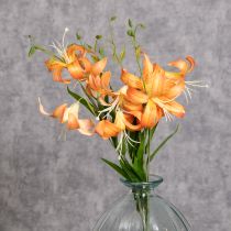 Artikel Künstliche Lilien aus Polyester 77 cm Orange 4er-Set