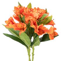 Artikel Kunstblume Alstroemeria Orange künstlicher Strauß 75 cm 3 Stiele