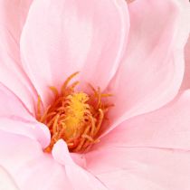 Artikel Magnolie Rosa Kunstblume Künstlicher Blütenzweig H40cm 2St