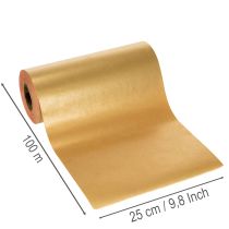 Artikel Manschettenpapier Rolle Zweifarbig Gold-Rot 25 cm x 100 m