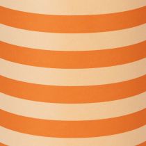 Artikel Manschettenpapier Rolle Papier Orange Gestreift 25 cm x 100 m für Dekoration und Geschenkverpackung