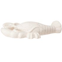 Artikel Maritime Dekofigur Keramik Hummer 17,5 x 9 x 3 cm Weiss