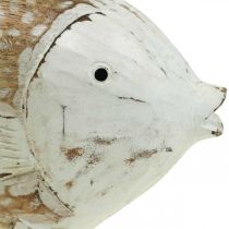 Maritime Deko Fisch Holz Holzfisch Shabby Chic  28x15cm