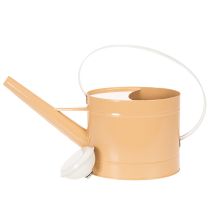 Artikel Metall Giesskanne Vintage Hellbraun 52,5cm – Pflanzkanne für Innen- und Sommerdeko