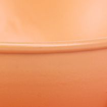 Artikel Metall Deko Tasse Orange Ø11,5cm H6cm Mit Unterteller 2St