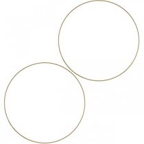 Artikel Metallring Dekoring Scandi Ring Deko Loop Gold Ø 25,5cm 6 St
