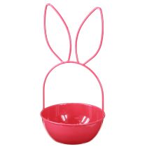 Artikel Pflanzenschale aus Metall 33cm Rosa Hasendesign Set, Indoor und Outdoor