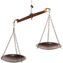 Artikel Waage Dekoration im nostalgischen Design für die Küche und das Wohnzimmer Vintage Flair 58cm