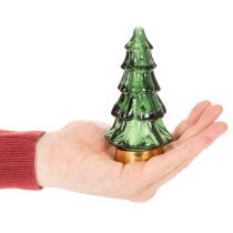 Artikel Glas-Tannenbäume mit LED 13 cm Grün 2er-Set