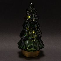 Artikel Glas-Tannenbäume mit LED 13 cm Grün 2er-Set