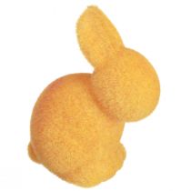Artikel Mini Osterhasen beflockt, dekorative Figuren, H6cm, bunt sortiert, 12 Stück
