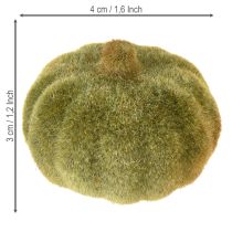 Artikel Mini Kürbis Deko beflockt Streudeko 6 Farben Ø4cm 24 St